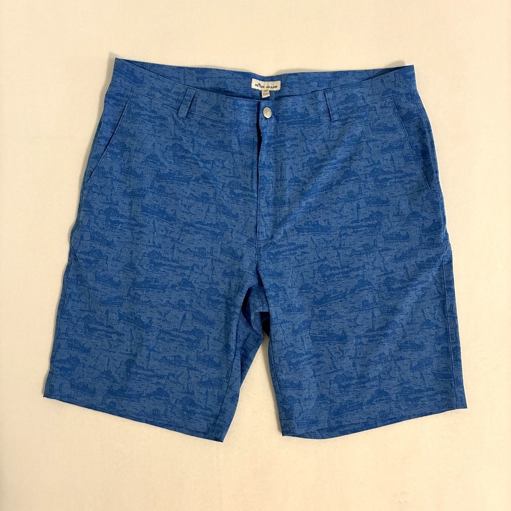 Peter Millar Performance Shorts Mens Size 38 Lightweight Preppy Golf Casual